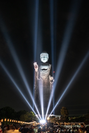 牛久 大仏花火 万燈会