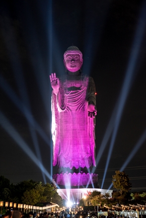 牛久 大仏花火 万燈会