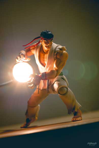 ライトスタンド 波動拳 リュウ フィギュア 写真