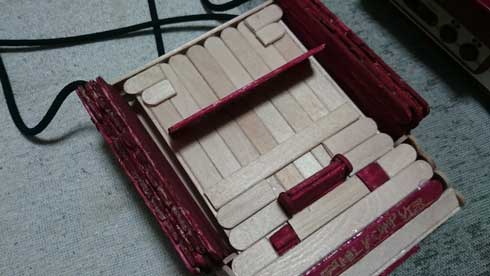 アイスの棒 ファミコン 工作 夏休み 息子