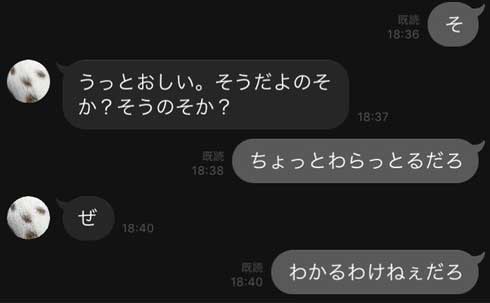 親子 LINE 省略 会話 シュール