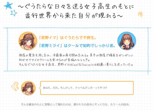 環境省 COOL CHOICE 君野イマ 君野ミライ 萌キャラ