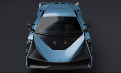 特徴的な造形のフロントフェイス