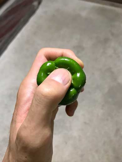 ピーマン 種 とり方 押す 便利