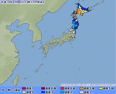 北海道 地震 震度6強 避難 気象庁