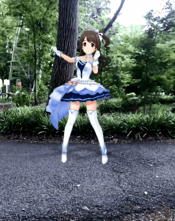 デレステにAR機能追加で全国のプロデューサーさん歓喜　Twitterに次元を突破した画像・動画が溢れる