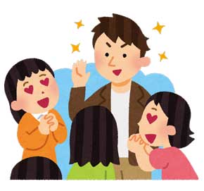 男子 モテ属性 遷移 図 足が速い