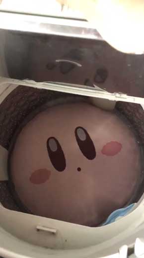 洗濯機 フィット カービィ クッション