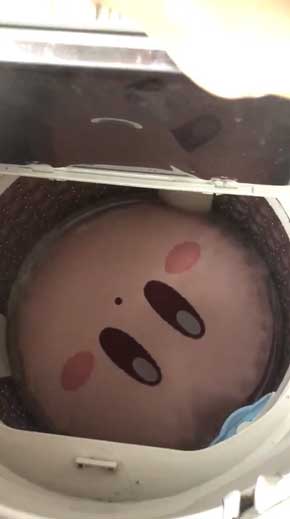 洗濯機 フィット カービィ クッション