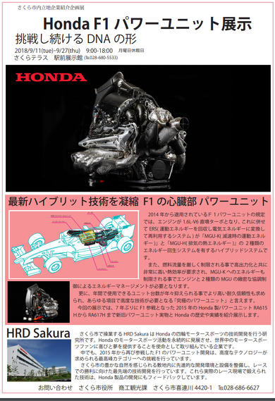 ホンダF1パワーユニット F1エンジン