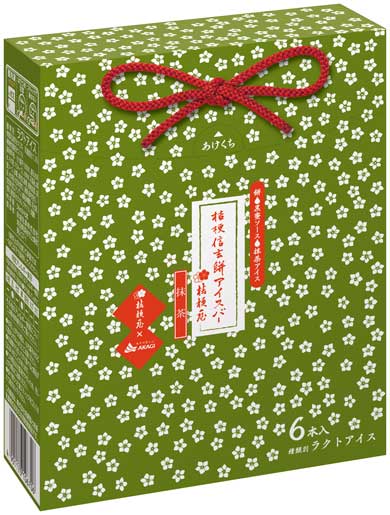 桔梗信玄餅アイスバー抹茶 赤城乳業 桔梗屋