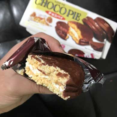 小麦粘土 チョコパイ こねる