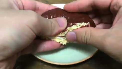 小麦粘土 チョコパイ こねる