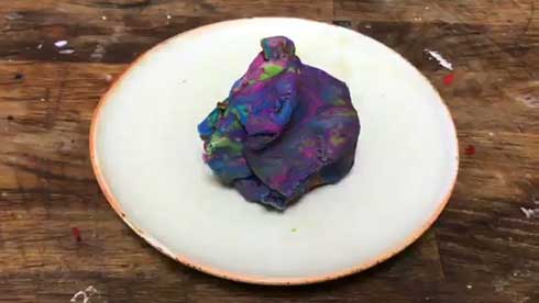 小麦粘土 チョコパイ こねる