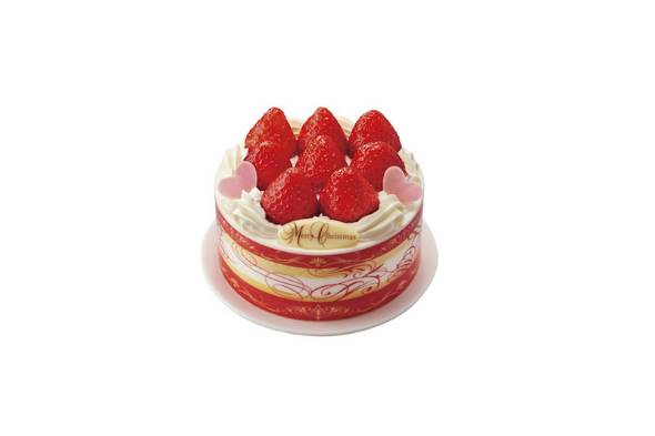 クリスマスウィッシュ 苺&苺パーティーケーキ（4号）