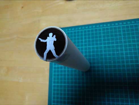 アルミホイルの芯 007 ジェームズ・ボンド 工作