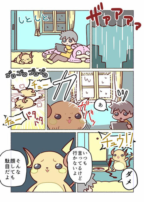 ライチュウと暮らす3