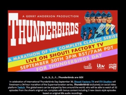 サンダーバード 34時間 一挙配信　