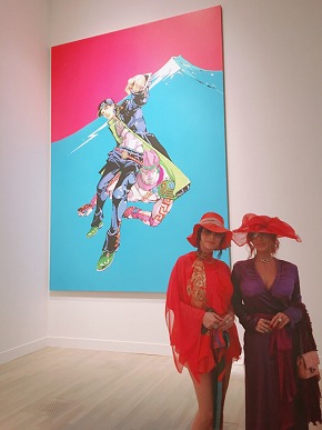 叶姉妹 叶美香 叶恭子 ジョジョの奇妙な冒険 ジョジョ展 JOJO展 荒木飛呂彦 大型原画 空条承太郎