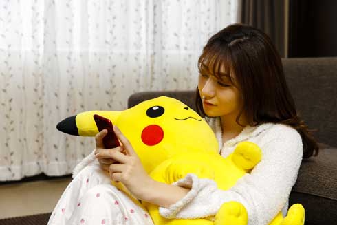 むぎゅむぎゅっとつつまれ ぬいぐるみ おっきな ピカチュウ イーブイ ポケモン
