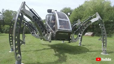 世界最大 ロボット 6脚 ヘキサポッド ギネスワールドレコーズ