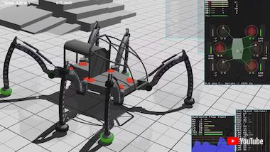 世界最大 ロボット 6脚 ヘキサポッド ギネスワールドレコーズ