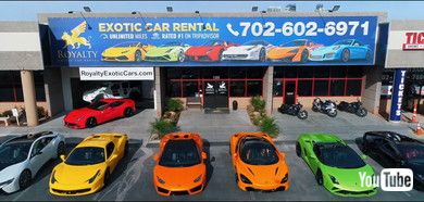 超高級車専門のレンタカー店「Royalty Exotic Cars」