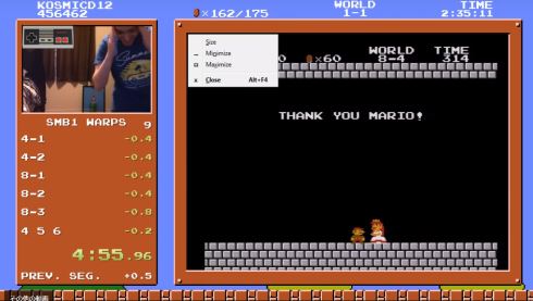 スーパーマリオブラザーズ スピードラン RTA 世界新記録 TAS