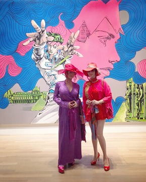 叶姉妹 美香 恭子 JOJO展 ジョジョ展 原画 ジョジョ立ち 芸能人 ファン