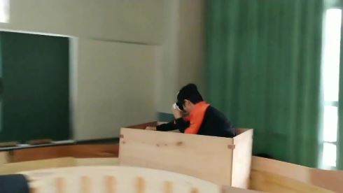 中学校 文化祭 VRコースター 展示 Minecraft