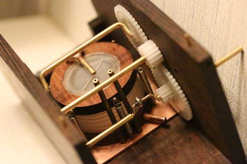 シャボン玉 吹く からくり人形 ハンドメイド 動く