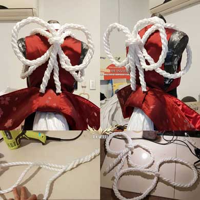 不知火舞 コスプレイヤー 男性 再現度 おっぱい 造形 製作