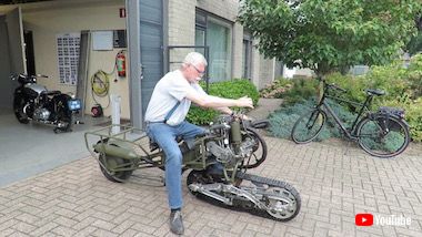 履帯 バイク 魔改造 フランス モト・シェニール