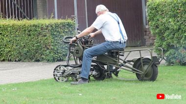 履帯 バイク 魔改造 フランス モト・シェニール