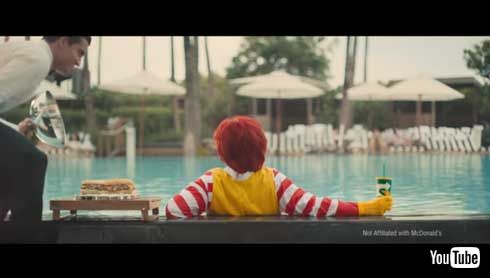 サブウェイ CM マクドナルド ドナルド グリマス 出演