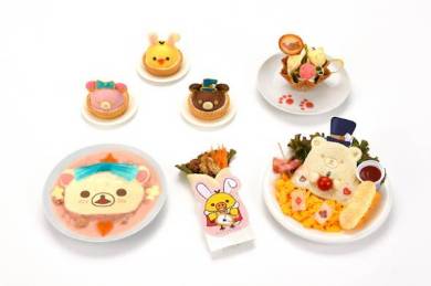 「不思議の国のリラックマ」のデザート＆フード