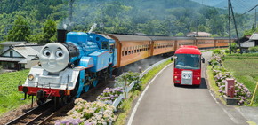 SL ジェット機 富士山