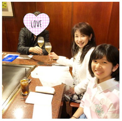 荻野智子 結婚20周年