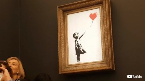バンクシー Girl with Balloon