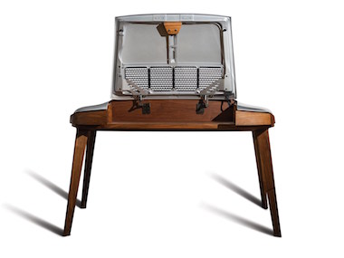 ポルシェ 机　ライティングデスク 3GJB17 実車 パーツ 再利用