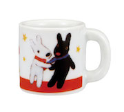 リサとガスパール ミニチュア食器 20周年おめでとう