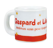リサとガスパール ミニチュア食器 20周年おめでとう
