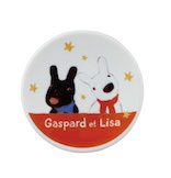 リサとガスパール ミニチュア食器 20周年おめでとう