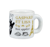 リサとガスパール ミニチュア食器 ボンジュール