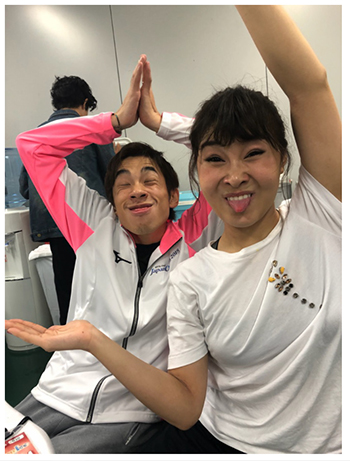 織田信成 村上佳菜子 変顔 ジャパンオープン ブログ