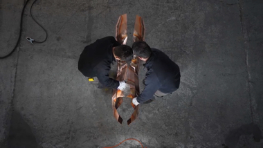 銅 バイク アート 海外