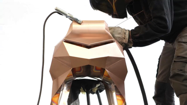 銅 バイク アート 海外