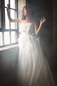 藤田ニコル にこるん ウエディングドレス b.b. duo ビービー デュオ BOHO ウエスト