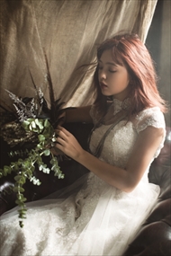 藤田ニコル にこるん ウエディングドレス b.b. duo ビービー デュオ BOHO ウエスト