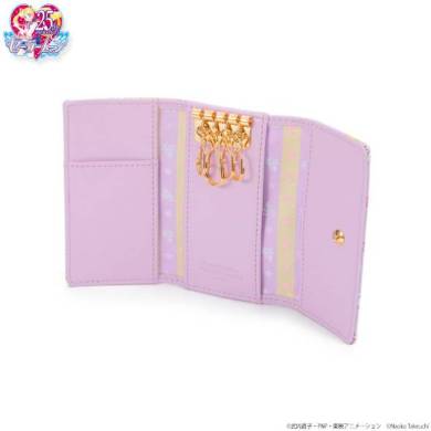 『うさぎのお布団柄キーケース』開閉時写真